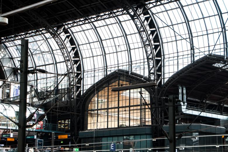 Free stock image of Hamburg train station roof created by Janis Urtans