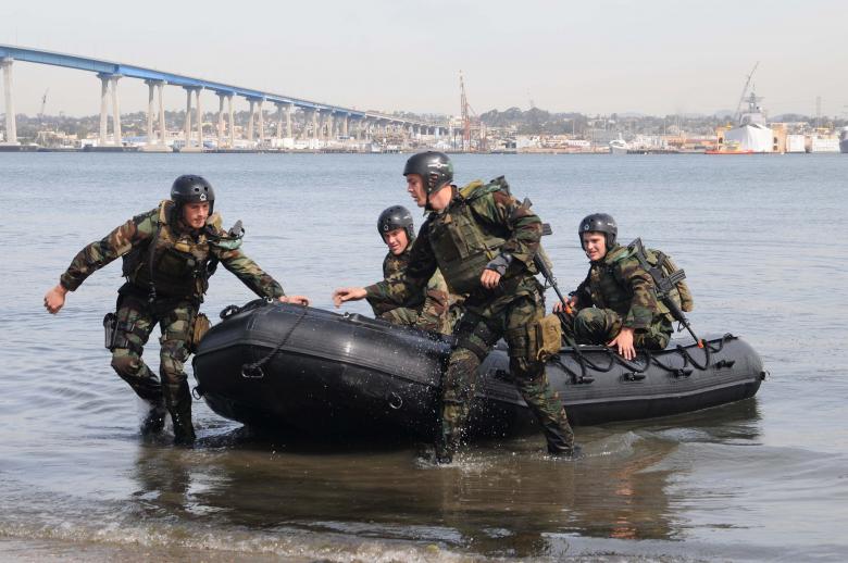 Free stock image of Military Boat in the River created by Pixabay