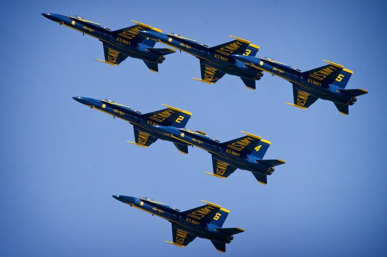 Free stock image of Blue Angels created by Pixabay