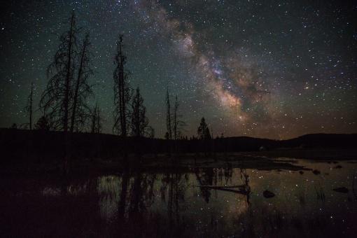 Free Stock Photo of Firehole Lake