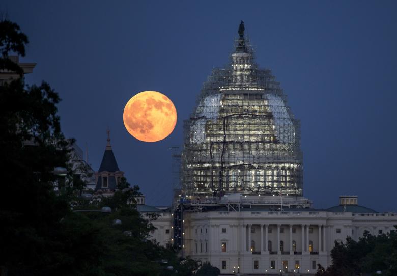 Free stock image of Full Moon created by Pixabay