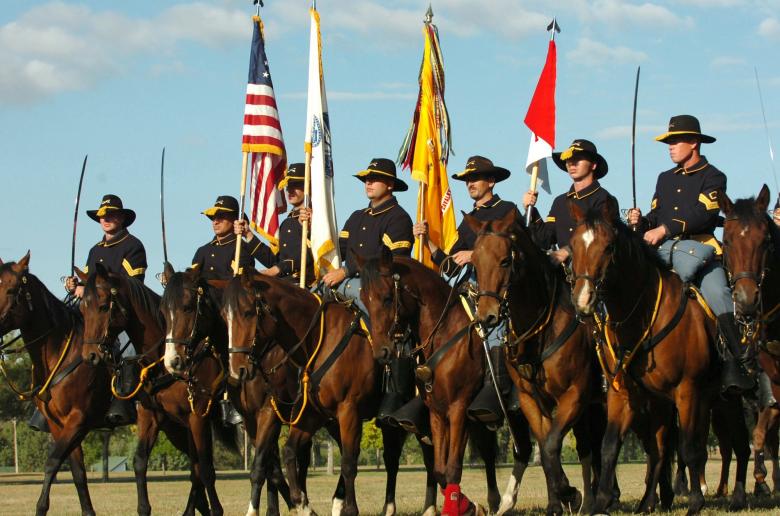 Free stock image of Mounted Color Guard created by Pixabay