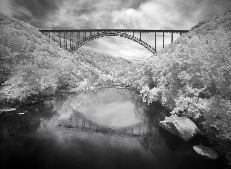 Free stock image of New River Gorge Bridge created by Pixabay
