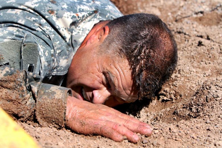 Free stock image of Soldier in the Mud created by Pixabay