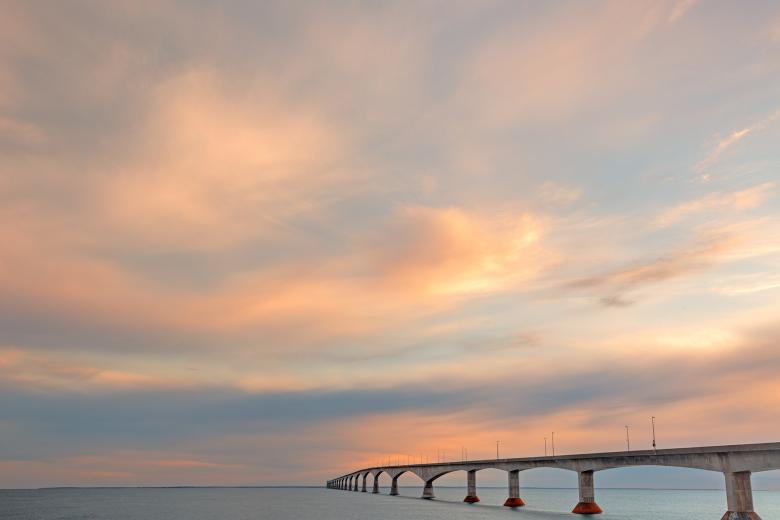 Free stock image of Sunset Sky Bridge - HDR created by Nicolas Raymond