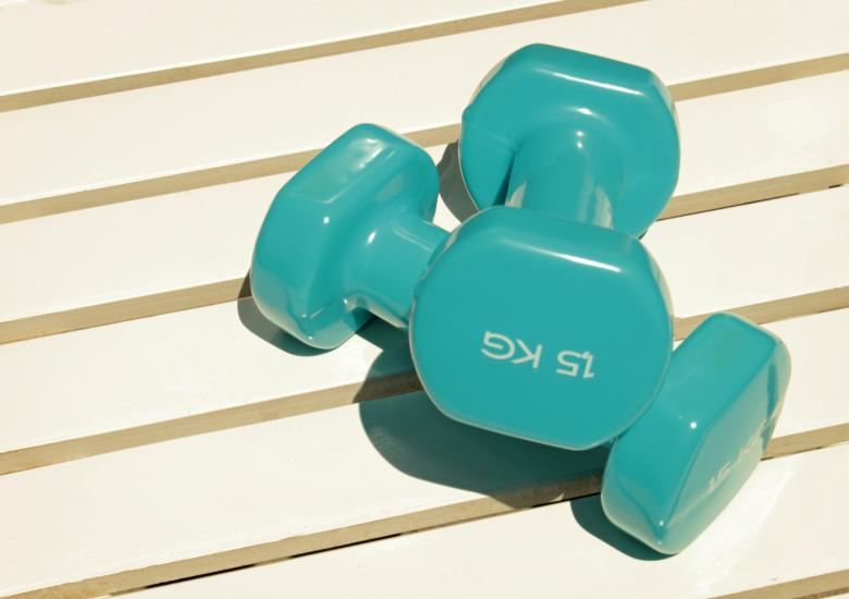 Free stock image of Two Plastic Coated Dumbbells created by Jack Moreh