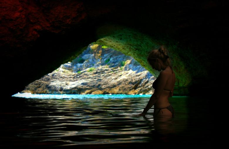 Free stock image of Girl in the Cave created by Pixabay