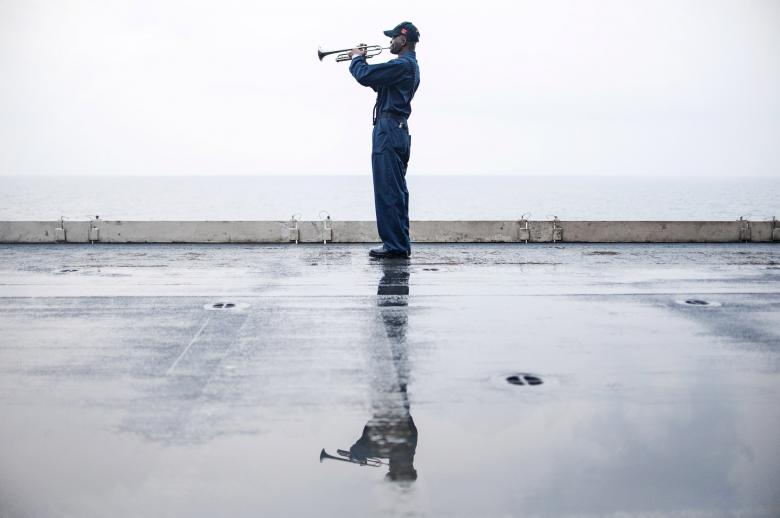 Free stock image of Military Trumpeter created by Pixabay