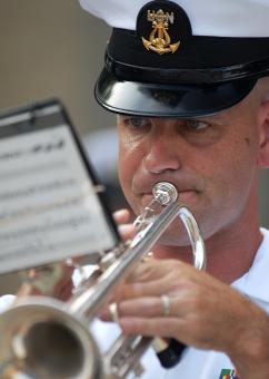 Free Stock Photo of Military Trumpeter