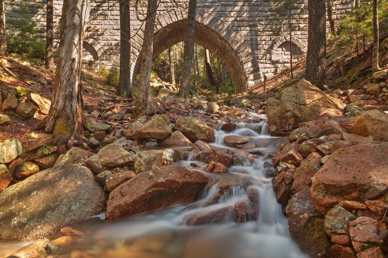 Free stock image of Hadlock Bridge Brook - HDR created by Nicolas Raymond