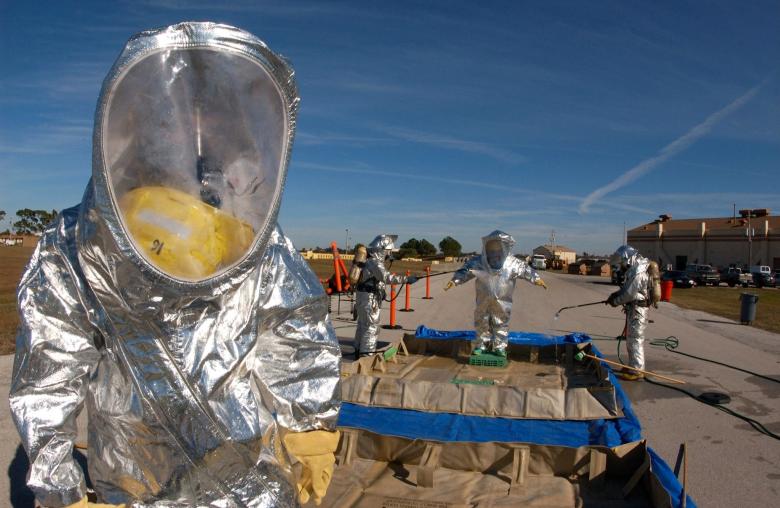 Free stock image of Hazmat Suit created by Pixabay