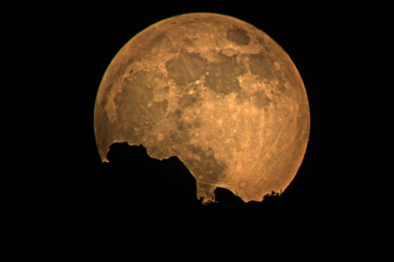 Free stock image of Full Moon created by Pixabay