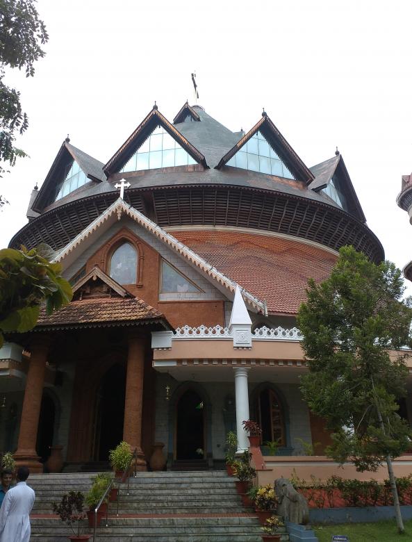 Free stock image of Koodarappally Church Back view created by Tona sam