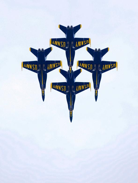 Free stock image of Blue Angels created by Pixabay