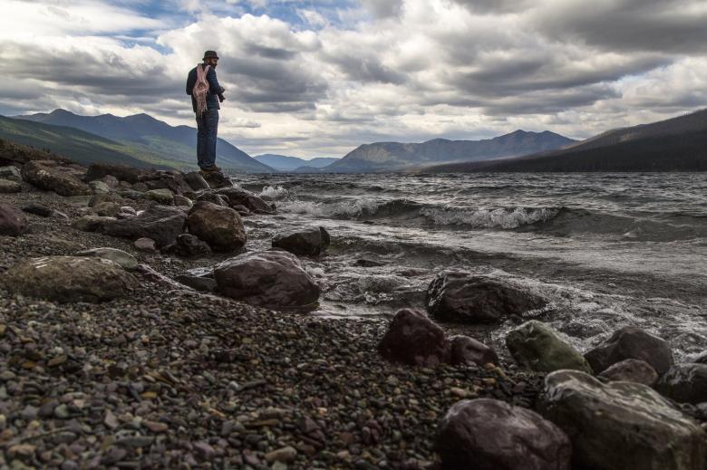 Free stock image of Lake Mcdonald created by Pixabay
