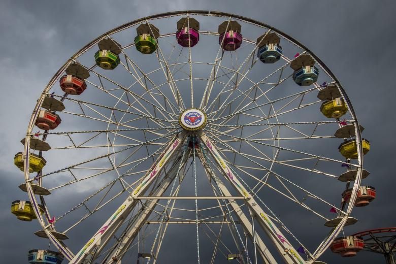 Free stock image of Ferris Wheel created by Pixabay