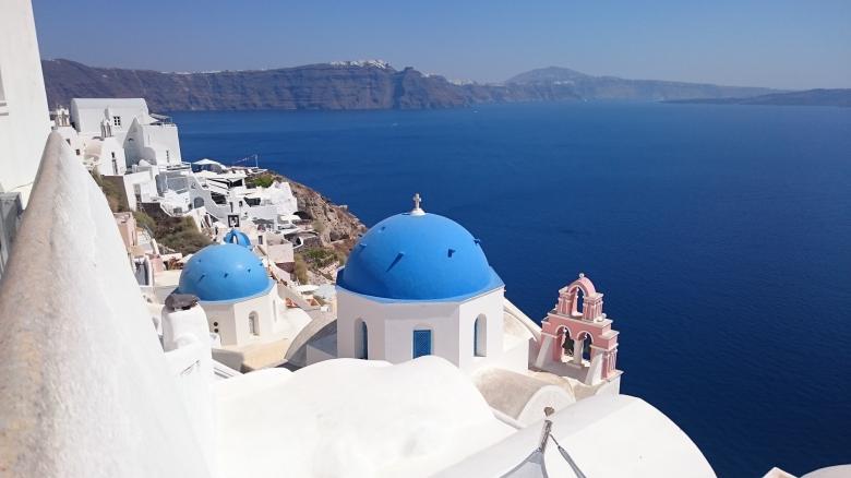 Free stock image of Santorini Island created by Pixabay