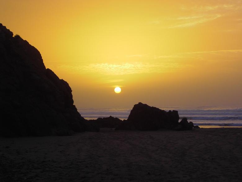 Free stock image of Sunset on the Beach created by Pixabay
