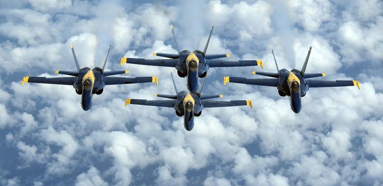 Free stock image of Blue Angels created by Pixabay