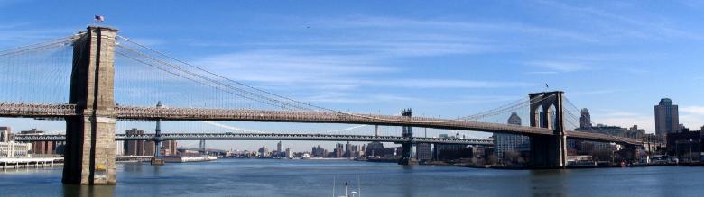 Free stock image of Brooklyn Bridge created by Pixabay