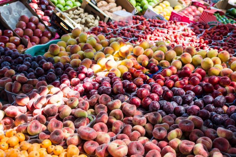 Free stock image of Fruit Stall created by Pixabay