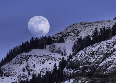 Free Stock Photo of Full Moon