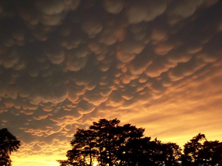 Free stock image of Mammatus Clouds created by Pixabay