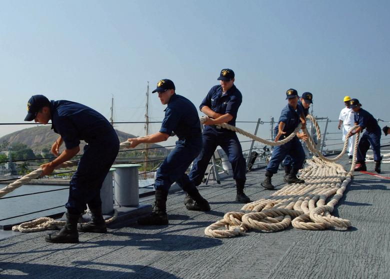 Free stock image of Sailors Working created by Pixabay