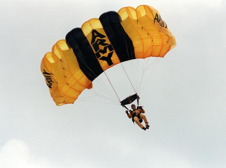 Free stock image of Military Skydiver created by Pixabay