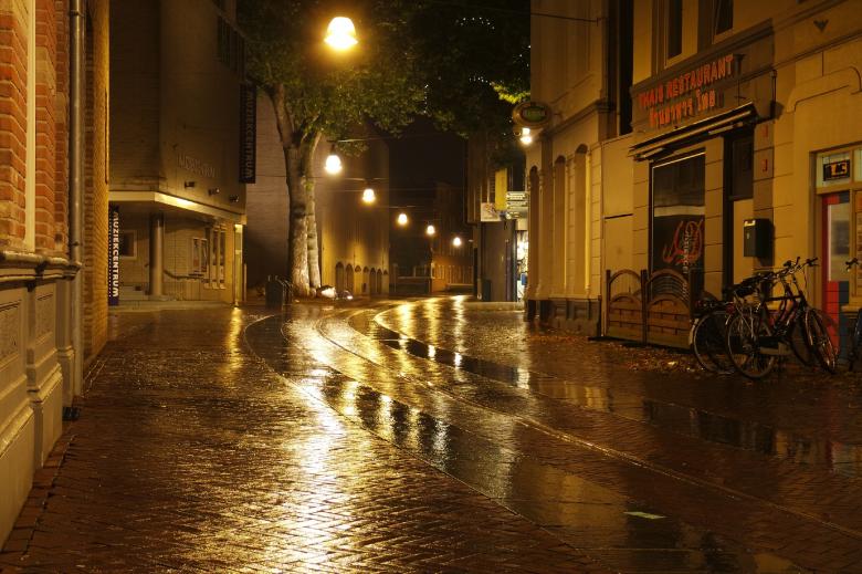 Free stock image of Wet Street created by Pixabay