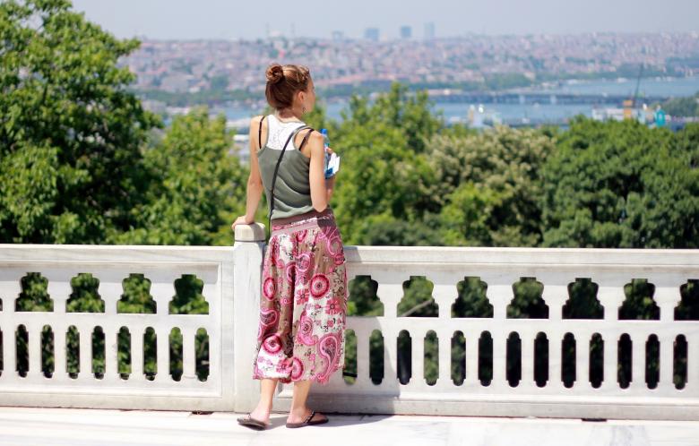 Free stock image of Model on the Balcony created by Pixabay