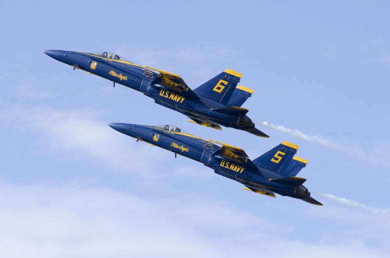 Free stock image of Blue Angels created by Pixabay