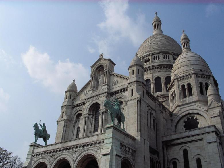 Free stock image of Sacre Coeur Basilica created by Pixabay