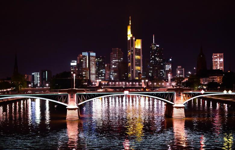 Free stock image of Frankfurt City created by Pixabay