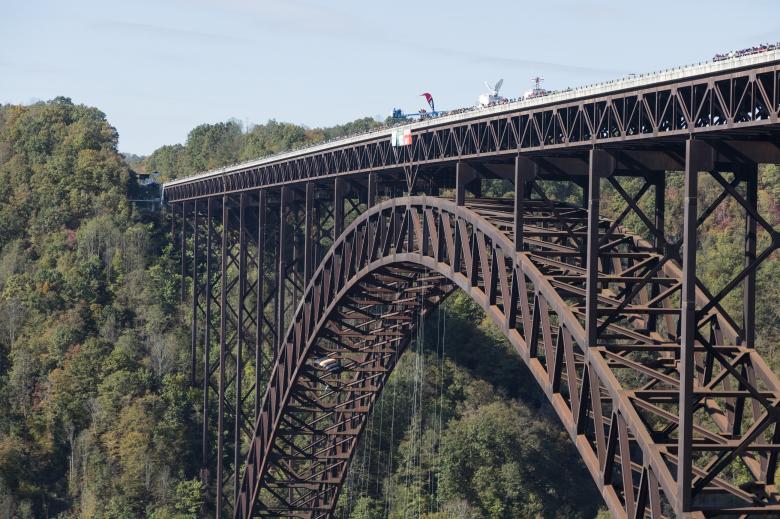 Free stock image of Steel Arch Bridge created by Pixabay