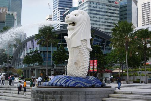 Free Stock Photo of Merlion Statue