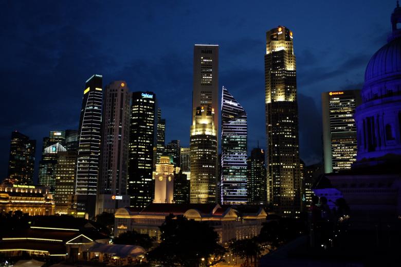 Free stock image of Singapore City created by Pixabay