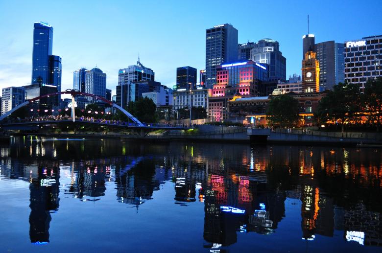 Free stock image of Melbourne City created by Pixabay