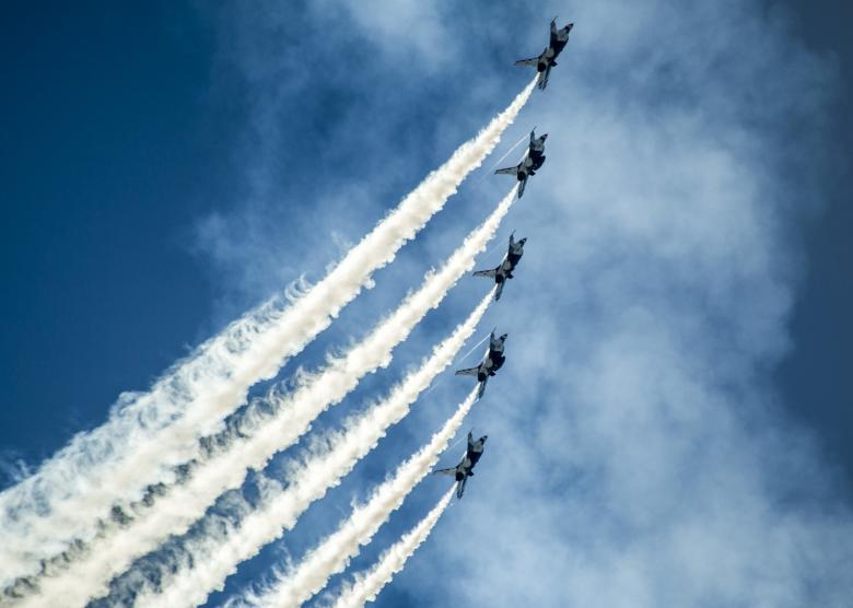 Free stock image of Airshow created by Pixabay