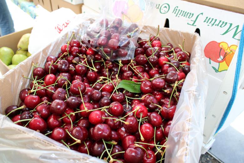 Free stock image of Fresh Cherries created by Pixabay