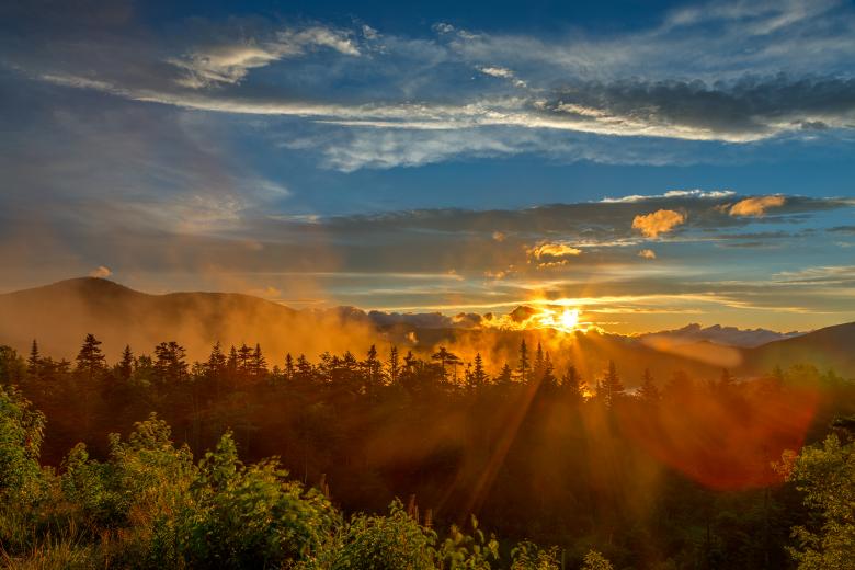 Free stock image of Misty White Mountain Sunset - HDR created by Nicolas Raymond