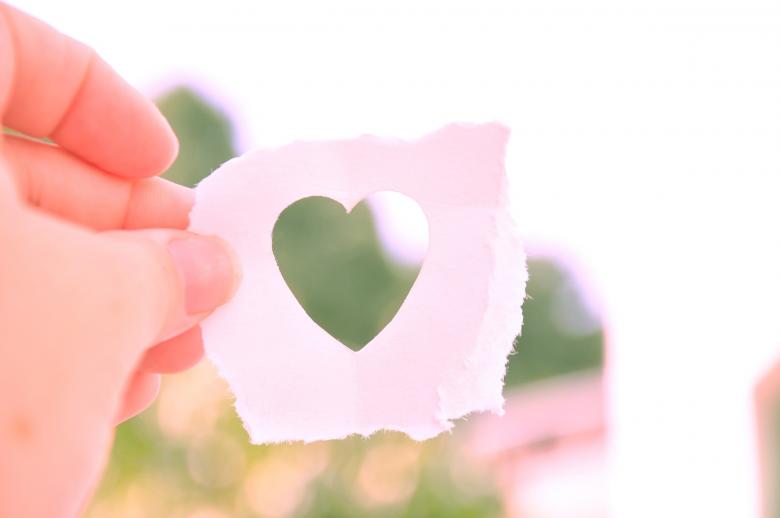 Free stock image of Paper Heart created by Pixabay