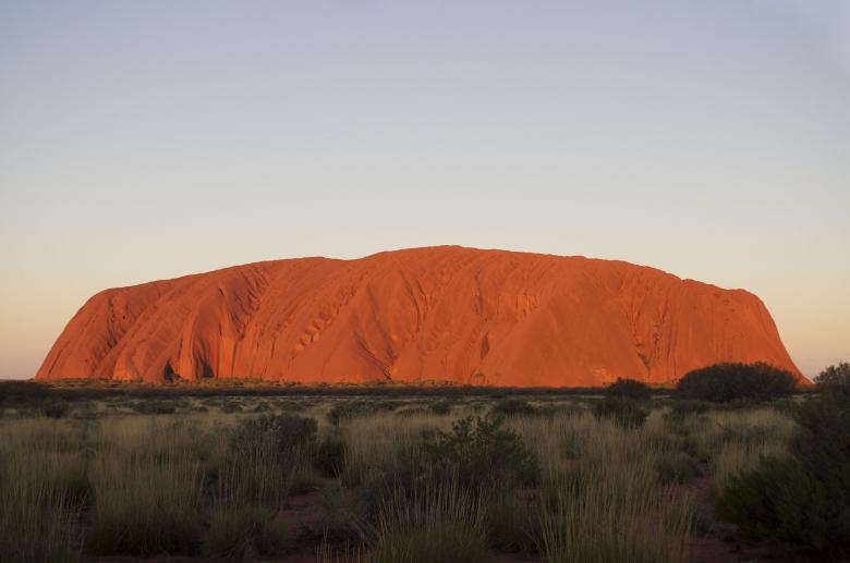 Free stock image of Ayers Rock created by Pixabay