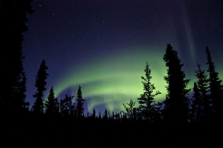 Free stock image of Aurora Borealis created by Pixabay