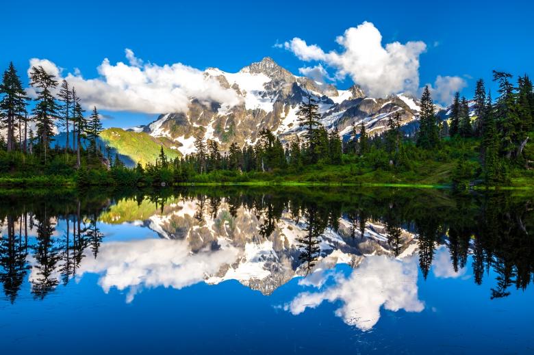 Free stock image of Picture Lake created by Pixabay