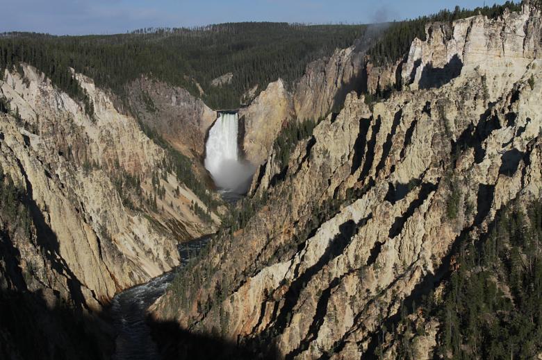 Free stock image of Lower Yellowstone Falls created by Pixabay