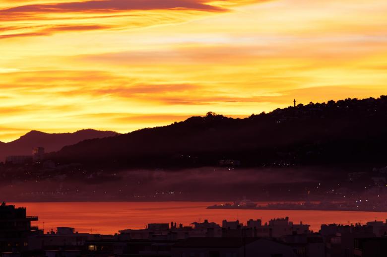 Free stock image of Sunset created by Pixabay
