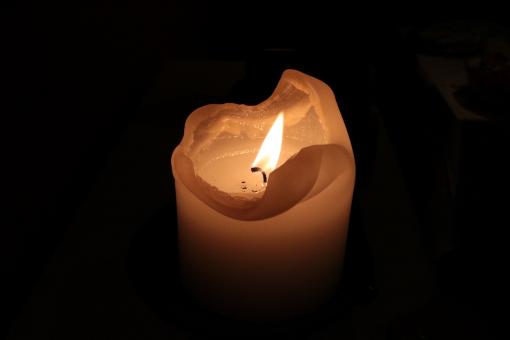 Free Stock Photo of Burning Candle