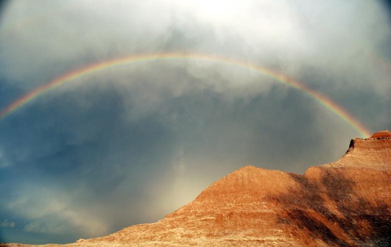 Free stock image of Rainbow Formation created by Pixabay