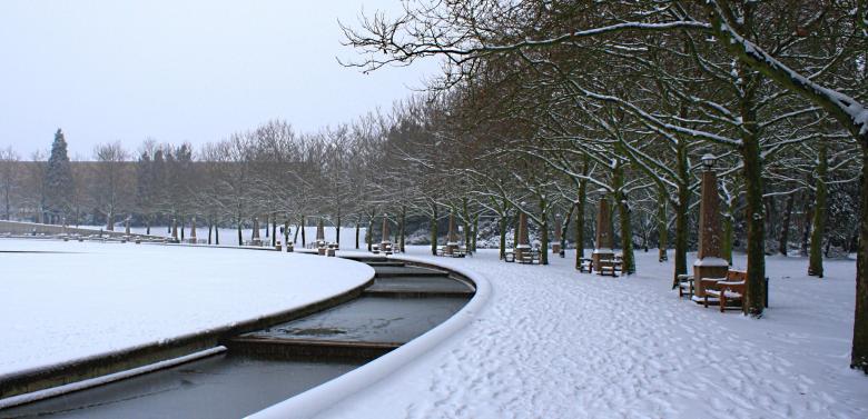 Free stock image of Park in Winter created by Pixabay